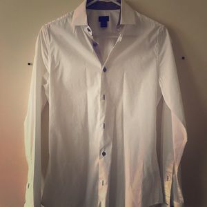 White button down